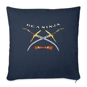 Ninja - Sofakissenbezug 45 x 45 cm - Navy - Vorne