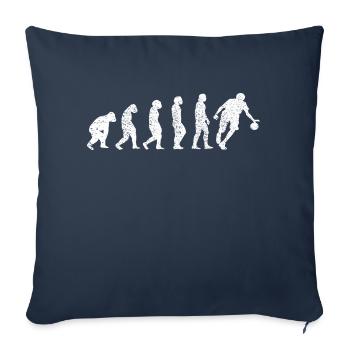 Handball Handball Player Handball Club Evolution - Sofa pillowcase 17,3'' x 17,3'' (45 x 45 cm) - navy - Front