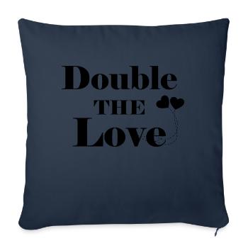 Pregnancy Baby Shower Babyshower Boy Girl - Sofa pillowcase 17,3'' x 17,3'' (45 x 45 cm) - navy - Front