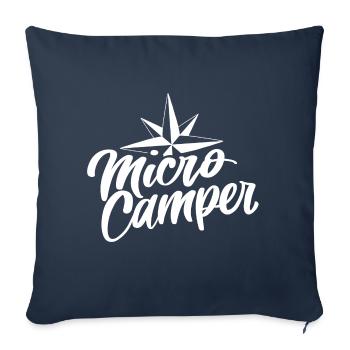 Micro Camper - Sofakissenbezug 45 x 45 cm - Navy - Vorne