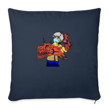 Silvertree Anime Collection - Sofakissenbezug 45 x 45 cm - Navy - Vorne