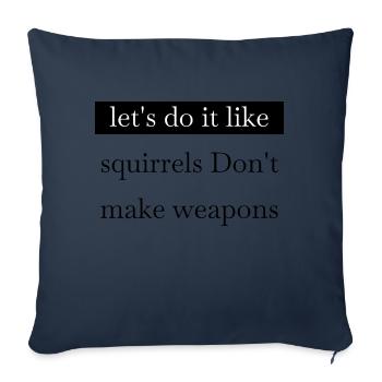 Statement Feminist Women's Power Best Father Great Dane - Sofa pillowcase 17,3'' x 17,3'' (45 x 45 cm) - navy - Front
