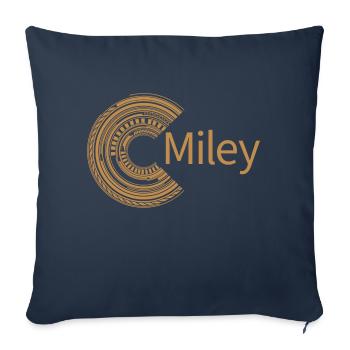 Für Miley - Sofakissenbezug 45 x 45 cm - Navy - Vorne