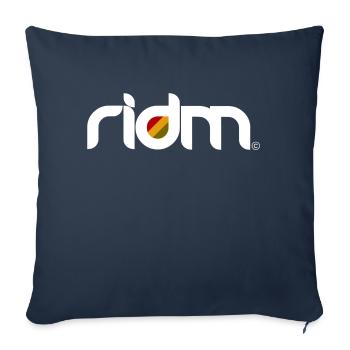 ridm logo - Sofakissenbezug 45 x 45 cm - Navy - Vorne