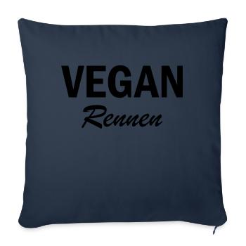 Marathon Running Jogging - Sofakissenbezug 45 x 45 cm - Navy - Vorne