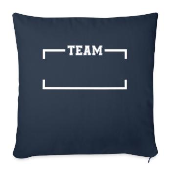 team - Sofakissenbezug 45 x 45 cm - Navy - Vorne