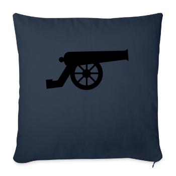 Kanonen - Sofakissenbezug 45 x 45 cm - Navy - Vorne