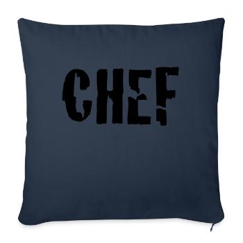 chef - Sofakissenbezug 45 x 45 cm - Navy - Vorne