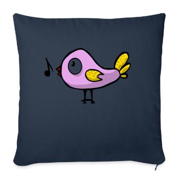 bird vogel voegel animal tiere7 - Sofakissenbezug 45 x 45 cm - Navy - Vorne