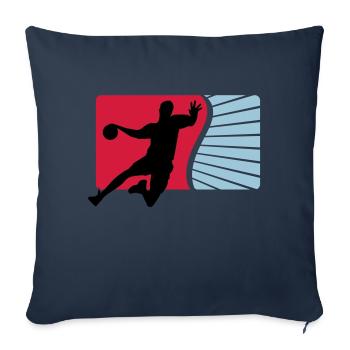 handball - Sofakissenbezug 45 x 45 cm - Navy - Vorne