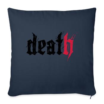 dead - Housse de coussin décorative 45 x 45 cm - bleu marine - Devant