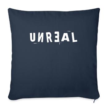 irréel - Housse de coussin décorative 45 x 45 cm - bleu marine - Devant