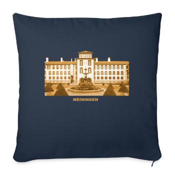 Meiningen Elisabethenburg Castle Thuringia - Sofa pillowcase 17,3'' x 17,3'' (45 x 45 cm) - navy - Front