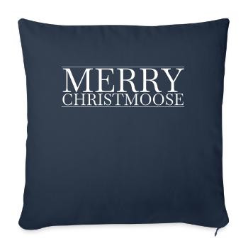 Vacances à la plage drôle de gymnase canadien dinosaure lune - Housse de coussin décorative 45 x 45 cm - bleu marine - Devant