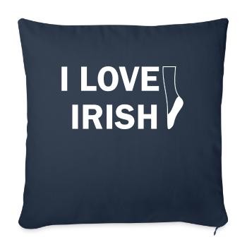 Dancing Dance Music - Sofa pillowcase 17,3'' x 17,3'' (45 x 45 cm) - navy - Front