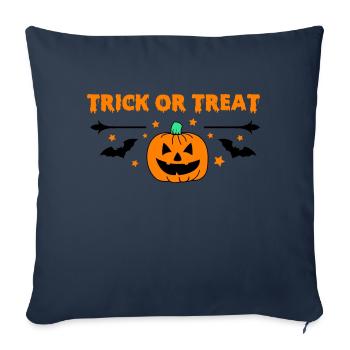 trick or treat - Sofakissenbezug 45 x 45 cm - Navy - Vorne