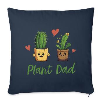 A garden lover's delight - Sofa pillowcase 17,3'' x 17,3'' (45 x 45 cm) - navy - Front