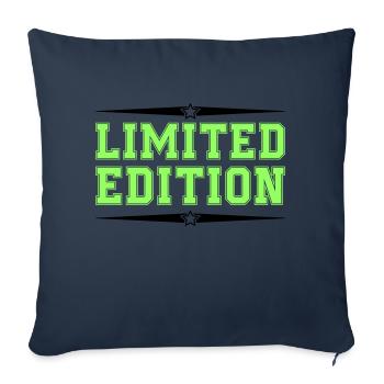 limited edition - Sofa pillowcase 17,3'' x 17,3'' (45 x 45 cm) - navy - Front