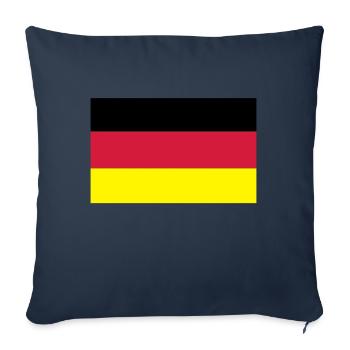 German Flag - Sofa pillowcase 17,3'' x 17,3'' (45 x 45 cm) - navy - Front
