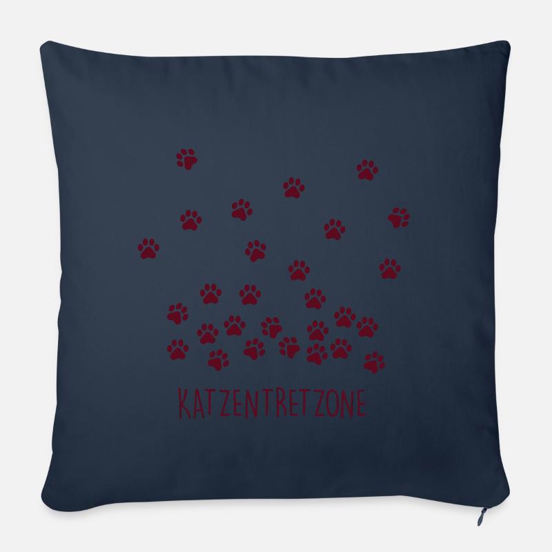 Katzen Tretzone - Sofakissenbezug 45 x 45 cm - Navy