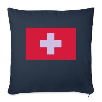 dr_suisse - Housse de coussin décorative 45 x 45 cm - bleu marine - Devant