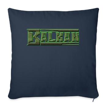exyu balkan rock bosna croatia serbia - Sofa pillowcase 17,3'' x 17,3'' (45 x 45 cm) - navy - Front