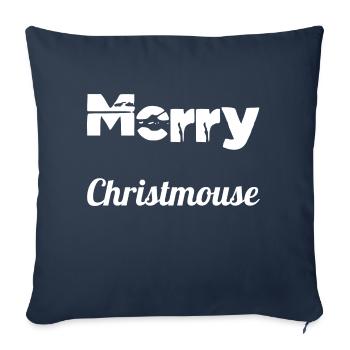 Beach Okay Chanson Paroles Dinosaur Tshirt Mouse - Housse de coussin décorative 45 x 45 cm - bleu marine - Devant