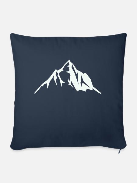 berge berg - Sofakissenbezug 45 x 45 cm - Navy