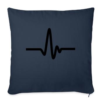pulse - Sofa pillowcase 17,3'' x 17,3'' (45 x 45 cm) - navy - Front
