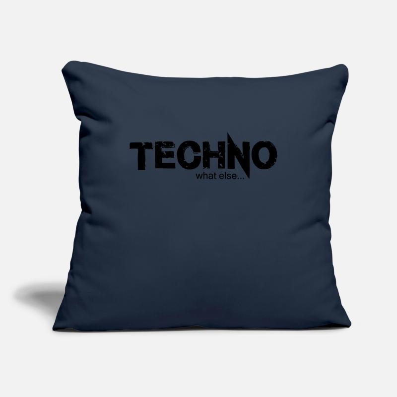 TECHNO what else.... Design 2 Sofakissenbezug 45 x 45 cm