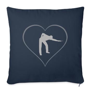 Billard - Sofakissenbezug 45 x 45 cm - Navy - Vorne