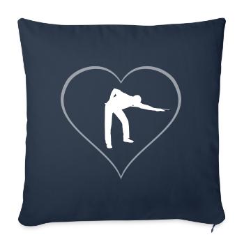 Billard - Sofakissenbezug 45 x 45 cm - Navy - Vorne
