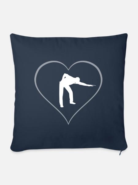 Billard - Sofakissenbezug 45 x 45 cm - Navy