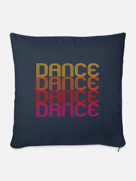 DANCE - Sofakissenbezug 45 x 45 cm - Navy