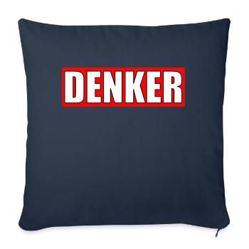 Denker - Sofakissenbezug 45 x 45 cm - Navy - Vorne