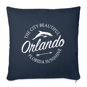 Orlando Florida - Sofakissenbezug 45 x 45 cm - Navy - Vorne