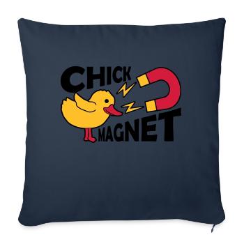 Casanova Chick Magnet Womanizer - Housse de coussin décorative 45 x 45 cm - bleu marine - Devant
