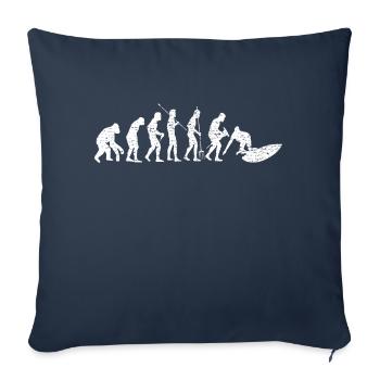 Surfer Surfing Surfboard Surf instructor - Sofa pillowcase 17,3'' x 17,3'' (45 x 45 cm) - navy - Front