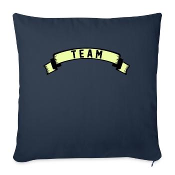 team - Sofa pillowcase 17,3'' x 17,3'' (45 x 45 cm) - navy - Front