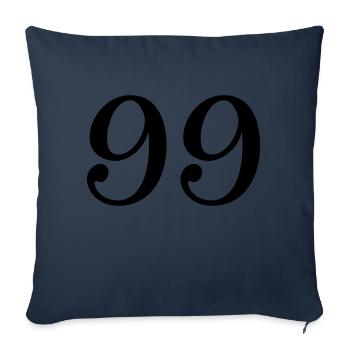 99 - Sofa pillowcase 17,3'' x 17,3'' (45 x 45 cm) - navy - Front