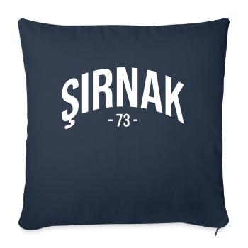 Sirnak 73 Turkey Turkiye Gift Sirnakli Kurd - Sofa pillowcase 17,3'' x 17,3'' (45 x 45 cm) - navy - Front