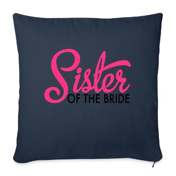 bride - Sofakissenbezug 45 x 45 cm - Navy - Vorne