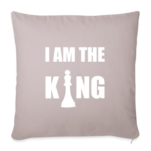 Soy el Rey I AM THE KING - Funda de cojín, 45 x 45 cm