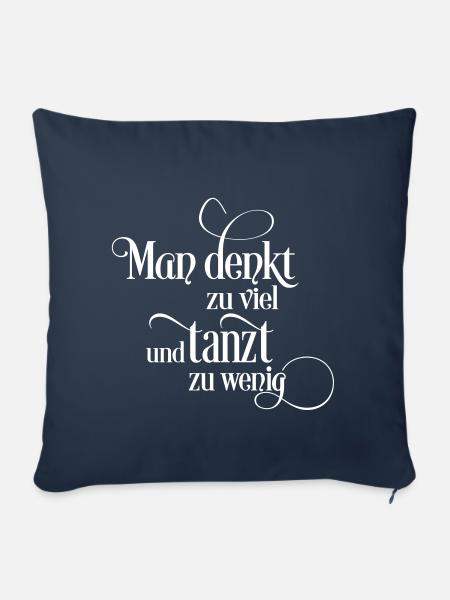 tanzen - Sofakissenbezug 45 x 45 cm - Navy