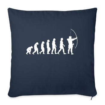 Bow and arrow archer archery archery archery archery archer - Sofa pillowcase 17,3'' x 17,3'' (45 x 45 cm) - navy - Front