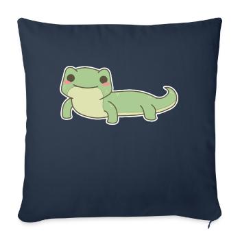 Gecko - Sofa pillowcase 17,3'' x 17,3'' (45 x 45 cm) - navy - Front