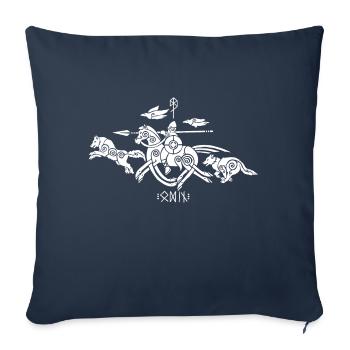 Odin Tiere - Sofakissenbezug 45 x 45 cm - Navy - Vorne