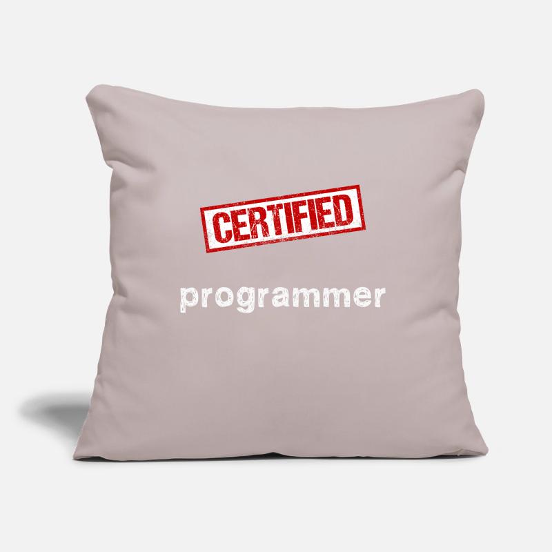 Programmeur Housse de coussin décorative 45 x 45 cm