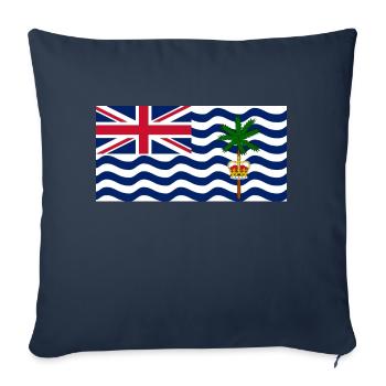 Britisches Territorium im Indischen Ozean - Sofakissenbezug 45 x 45 cm - Navy - Vorne