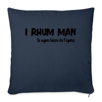 Ich rum Mann - Sofakissenbezug 45 x 45 cm - Navy - Vorne